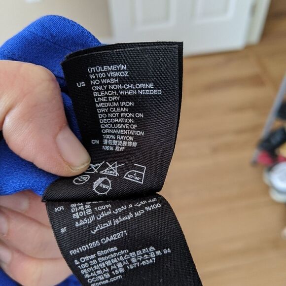 𝅺🆕 & Other stories royal blue nautical midi length dress - Picture 7 of 13